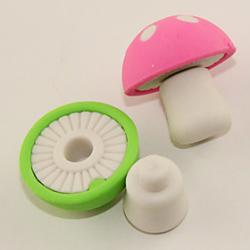 Cheap Mushroom Pattern Earser (Random Colors)