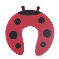 Cheap Red Ladybug Style Door Stopper Children Safety Tool