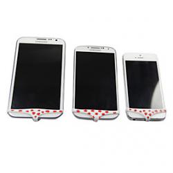 Low Price on Women's Underwear Shaped Silicone Button Protective Gadgets for iPhone(Random Pattern)