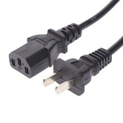 Cheap 2Pin PC ComputerMonitor Power Cable US (1.2m)