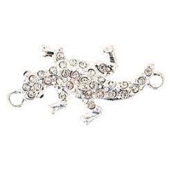 Rhinestone Lizard DIY Charms Pendants for Bracelet  Necklace Sale