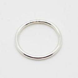 Simple Classic Wish List Shining Silver Plated Crafts Tiny Ring  (1 Piece) Inner Diameter 1.7cm Sale
