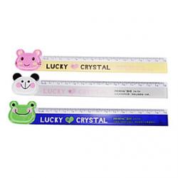 Plastic Cute Cartoon Rulers (Random Color) Sale