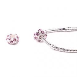 Cheap Purple Pandora Grass DIY Beads Big Hole For Necklace  Bracelet