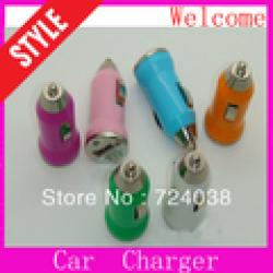 Cheap wholesale Mini USB Car Charger For IPhone 4s 4G 5  IPod  HTC Samsung Blackberry Nokia motorcycle(not tracking nubmer)
