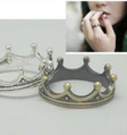 FREE SHIPPING new 2014 Personalized Crown Ring O  jewelry vintage jewelry rings L4A15 Sale