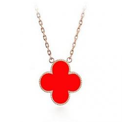 Low Price on (1) Fashion Clover Alloy Pendant Necklace