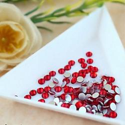 Cheap 1.92.1mm (Red) Flat Back Rhinestones (Phone Beauty) Nail bedazzle 100 pieces