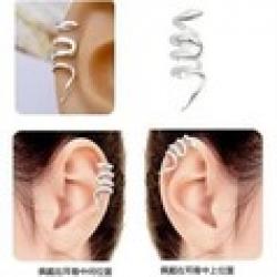 Cheap 146  New style Fashion Snake Ear Cuff Earrings Metallic Unilateral Ear Cuffs Jewelry Accessories Wholesales