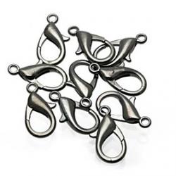 Cheap New Alloy Clip Snap Hook for Key Ring Bracelet Necklace  Lobster Clasp   3015MM