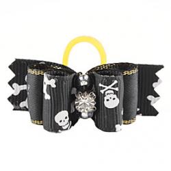 Low Price on Halloween Skull Pattern Tiny Adjustable Bow Tie for Dogs Cats