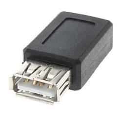Cheap USB A Female to Mini USB Female Adapter Converter