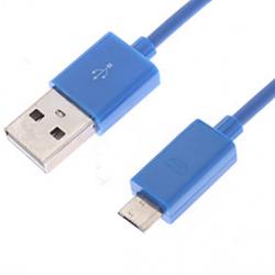 Low Price on Micro USB to USB Male to Male Cable Blue (1M)