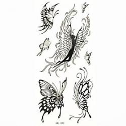 Cheap Waterproof Butterfly Temporary Tattoo Sticker Tattoos Sample Mold for Body Art(18.5cm8.5cm)