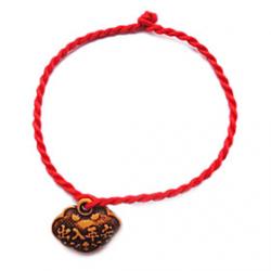 Cheap China's Complex Classic Red String Bracelet with Chinese Characters 