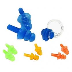 Cheap Nose Clip and Hearing Protection Earplugs for Swimming(Random Color)