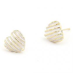 Low Price on Sweety Alloy Heart Pattern Earrings(Assorted Colors)