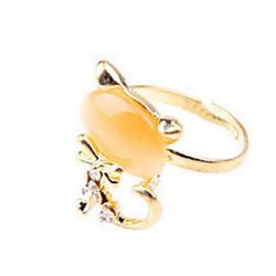 Low Price on Korean Version Of The Cute Little Kitty Forefinger Opening Ring Female Models