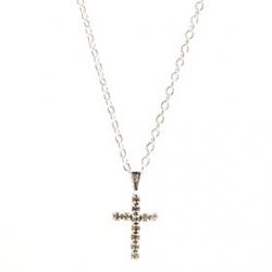 Cheap Full Drill Cross Necklace