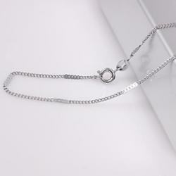 Cheap Unisex 2MM Silver Chain Necklace NO.18