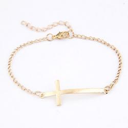 Low Price on Simple Cross Bracelet(Assorted Colors)