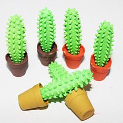 Cheap Cactus-Shaped Eraser (2PCS Random Color)