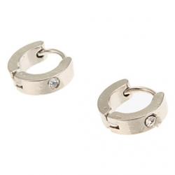 Classic Diamanted Round Shape Stud Earring(1 Pair) Sale