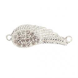 Rhinestone Wing DIY Charms Pendants for Bracelet  Necklace Sale