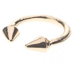 Low Price on Vintage Punk Style Gold Rivet Arrows Ring
