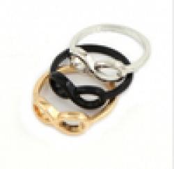 R019 Latest Fashion Personalized Simple Words Ring Alloy Auspicious Number 8 Jewelry Factory Direct Sale