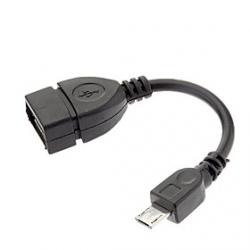 Cheap B-339 OTG Micro USB Male to USB Female Adapter (Black)