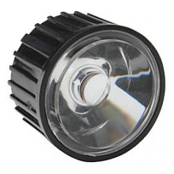 Cheap 20mm 60° Optical Glass Lens with Frame for Flashlight, Spot Light