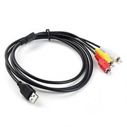 Cheap USB to 3RCA Cable