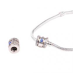 Reel Alloy Whorled Big Hole DIY Beads For Necklace or Bracelet Sale