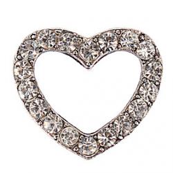 Low Price on Rhinestone Heart DIY Charms Pendants for Bracelet  Necklace