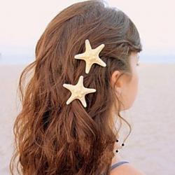 Cheap Lucky Doll Women's Starfish Hair Clip