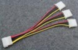 Cheap 4 Pin IDE 1 to 3 M/F Splitter Power Cable for 3.5 HDD