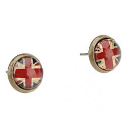 The British Flag Pattern Earrings Sale